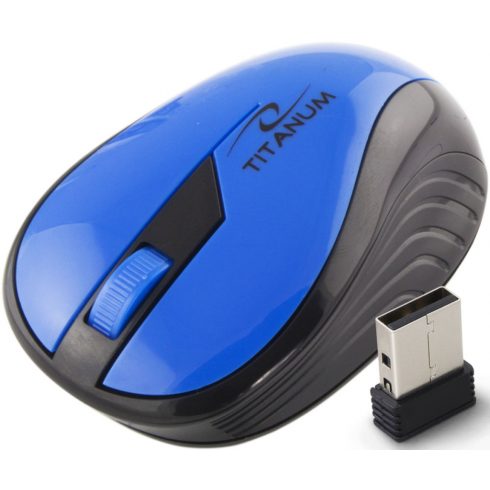 TM114B bežični miš 2,4 GHz 3D optički USB Rainbow Blue