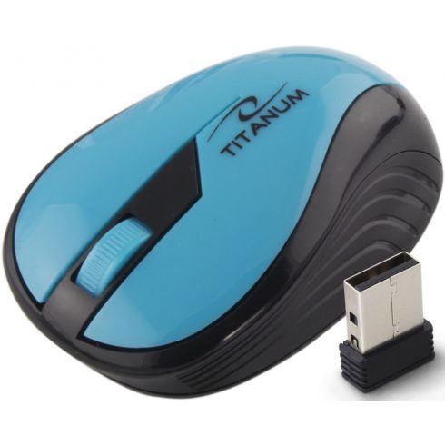 TM114T bežični miš 2,4 GHz 3D optički USB Rainbow Tirkizna