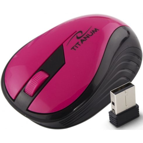 TM114P bežični miš 2,4 GHz 3D optički USB Rainbow Pink