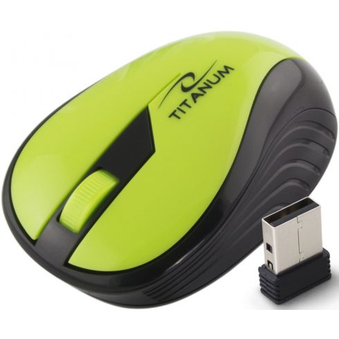 TM114G bežični miš 2,4 GHz 3D optički USB Rainbow Green