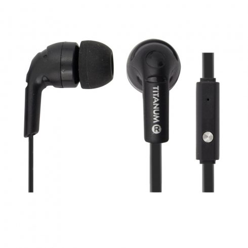 TH109K In-ear slušalice s mikrofonom, crni titan