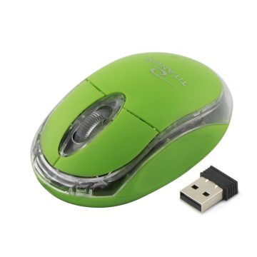 TM120G bežični miš 2,4 GHz 3D optički USB Condor Green