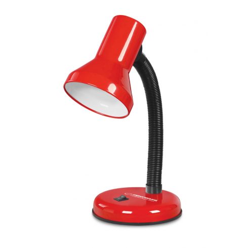 ELD108R Esperanza stolna lampa e27 altair crvena