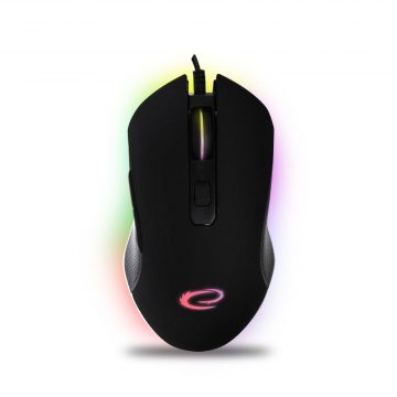   Žičani miš EGM302 Esperanza. gaming led rgb 6d opt. usb-c neprijatelj