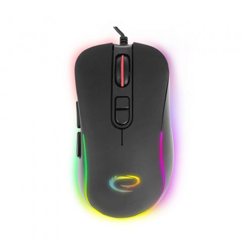 Žičani miš EGM303 Esperanza. gaming led rgb 7d opt. usb-c hesperis