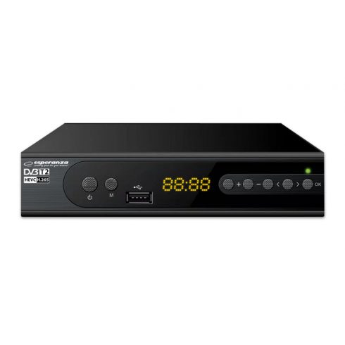 EV106P Esperanza digitalni tuner/dekoder dvb-t2 h.265/hevc ev106p