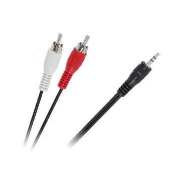 JACK 3,5 - 2 x RCA kabel 1,2 m