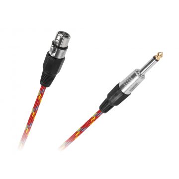 Mikrofonski kabel CANON utičnica-JACK konektor 6.3mm, 3m