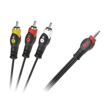 Jack 3.5 kabel, četveropolni, 3 x RCA, 1,5 m