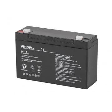 VIPOW gel baterija 6V 12Ah