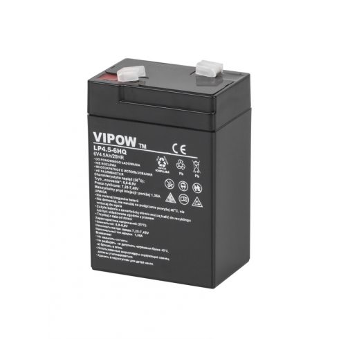 VIPOW 6V 4.5Ah HQ gel baterija