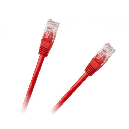 Patchcord kabel UTP 8c utikač-utikač 0,5 m CCA crveni