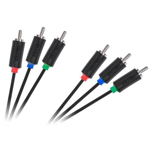 3RCA-3RCA Komponentni kabel 1,8 m Cabletech standard