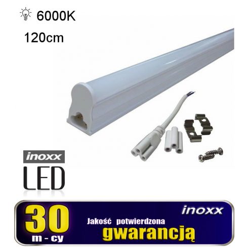 T5 LED linearna fluorescentna cijev 120cm 18w hladno 6000k integrirana sa svjetiljkom za površinsku montažu