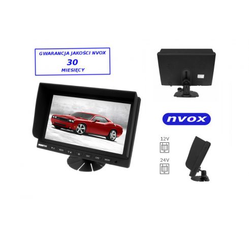 Monitor za automobil od 9 inča ili samostojeći LCD koji podržava do 2 kamere 4PIN 12V 24V... (NVOX H