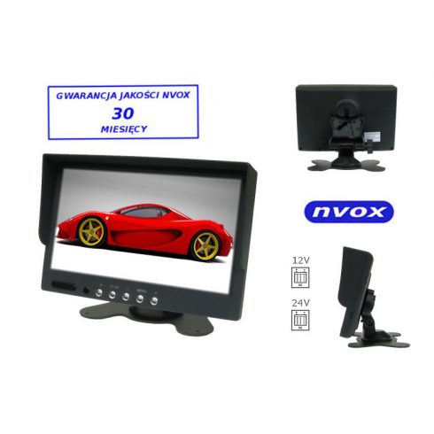 Monitor za automobil od 7 inča ili samostojeći LCD koji podržava do 2 kamere 4PIN 12V 24V... (NVOX H