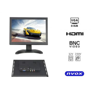   Monitor otvorenog okvira led 8 inča vga hdmi av bnc 12v 230v