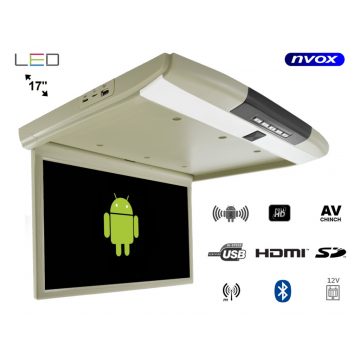   17-inčni LED spušteni stropni monitor Android USB FM BT WiFi 12v/24v