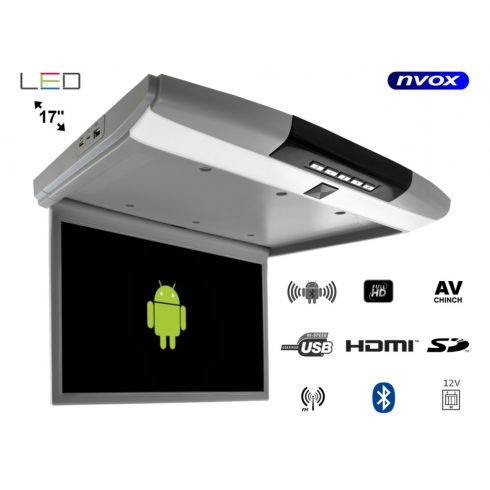 17-inčni LED spušteni stropni monitor Android USB FM BT WiFi 12v/24v