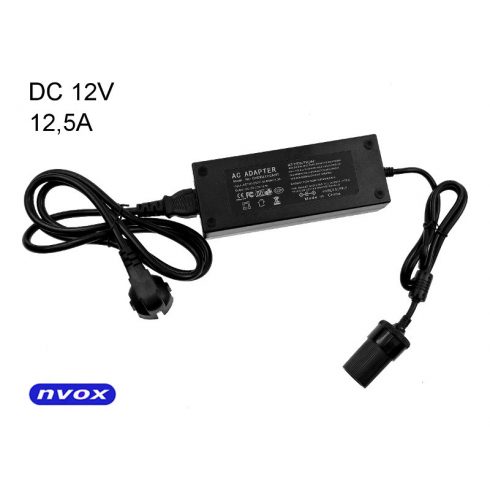 Stabilizirano napajanje sa utičnicom za upaljač 12V, 150W... (NVOX 125A12V)