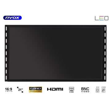   Monitor otvorenog okvira led 21 inča vga hdmi usb bnc 12v 230v