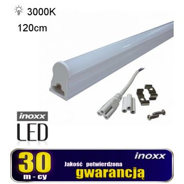   T5 LED linearna fluorescentna cijev 120cm 18w topla 3000K integrirana sa svjetiljkom za površinsku montažu