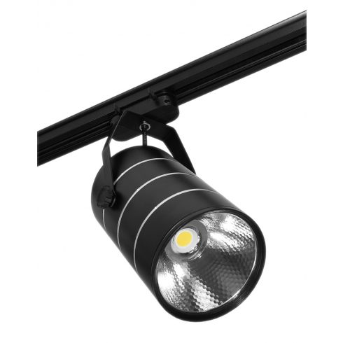 LED reflektor za trgovinu na stazi jednofazni crni 30w 2550 lm hladno svjetlo 6000k