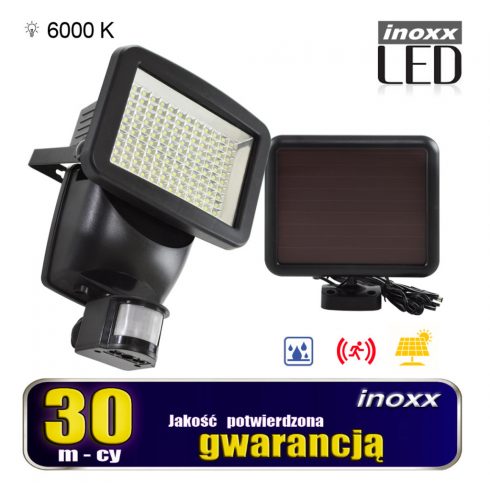 Solarna lampa, LED reflektor, 120 SMD dioda sa senzorom pokreta i sumraka