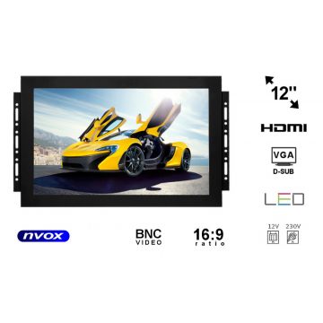   LED monitor otvorenog okvira od 12 inča s VGA HDMI BNC... ulazom (NVOX OP1211 VGA)