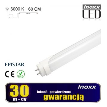   LED fluorescentna cijev 60cm 9w T8 6000K G13 jednostrana hladna