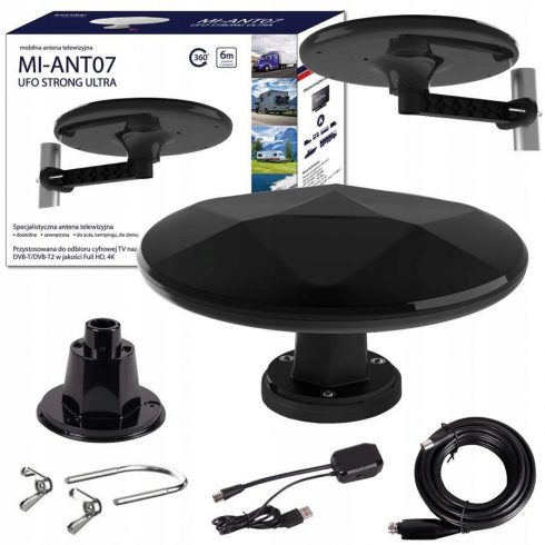 Mistral Mi-ant07 UFO Strong Ultra antena, crna