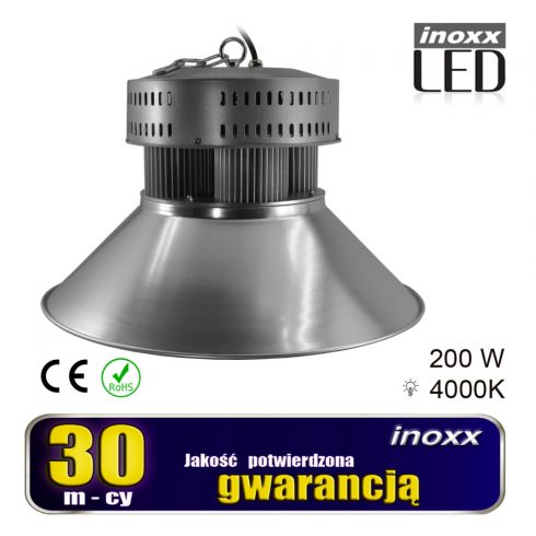 LED industrijska svjetiljka 200w visokog otvora blende COB 4000k neutralna 18.000lm