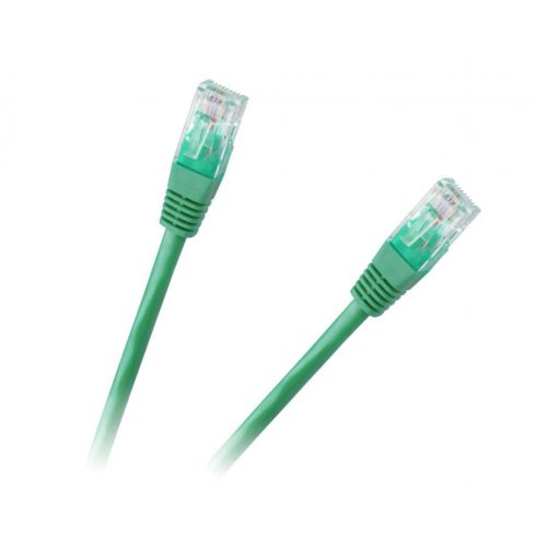 KPO2778D-1.0 Patchcord kabel UTP 8c utični konektor 1.0 m CCA zeleni cat.6e