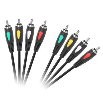 4RCA-4RCA 1,0 m Cabletech Eco-Line kabel