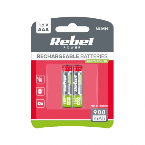 REBEL HR03 900 mAh Ni-MH baterije 2 kom/kutija