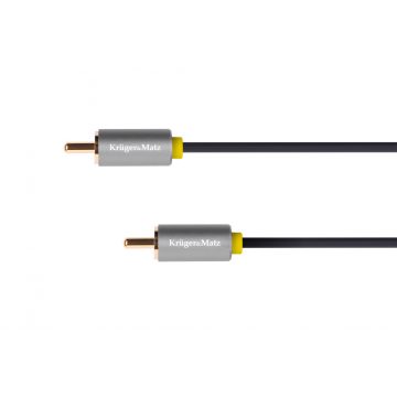 Kabel 1RCA-1RCA 1,8 m Kruger&Matz Basic