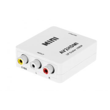   Pretvarač signala AV utičnica - CHINCH CVBS + AUDIO - HDMI utičnica