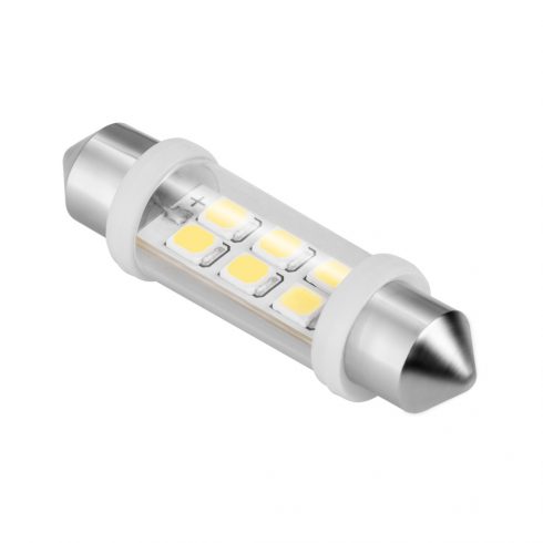 LED žarulja za auto 12V 10*40, 6xSMD Sv8.5, bijela