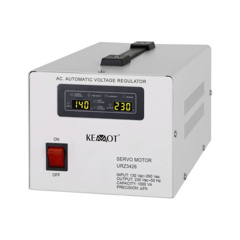 KEMOT MSER-1000 automatski stabilizator napona (1000 VA, servo motor)