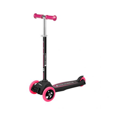 Skuter tricikl REBEL KIDS WHEELS PINK