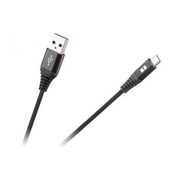 USB - USB micro REBEL kabel 50 cm crni