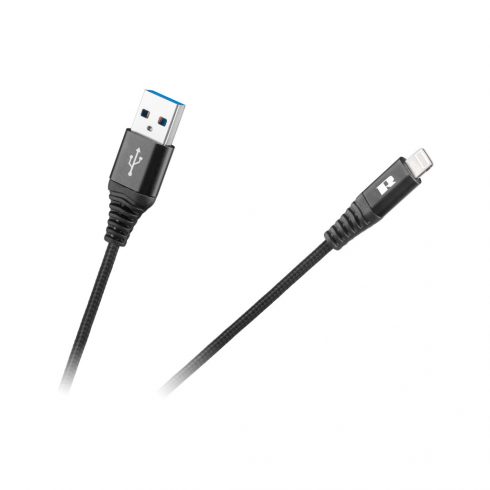 REBEL USB-Lightning kabel 100 cm crni