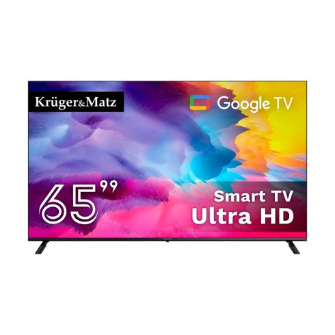 Kruger&Matz 65" UHD Google TV DVB-T2/T/C H.265 HEVC