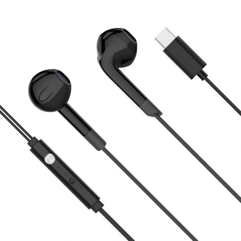 Kruger&Matz C2 in-ear slušalice s USB-C mikrofonom, crne