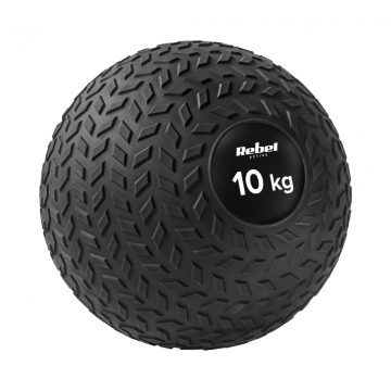   Mala medicinska lopta za rehabilitacijske vježbe Slam Ball 23cm 10kg, REBEL ACTIVE