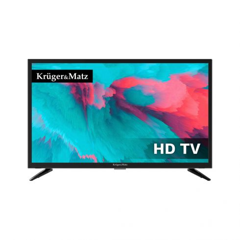 Kruger&Matz 24" HD DVB-T2 H.265 HEVC 230/12V