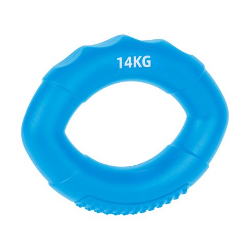 Silikonski grip za rehabilitaciju šake, 0 - 14 kg, plavi, REBEL ACTIVE