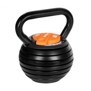   Automatski podesivi kettlebell od lijevanog željeza 18 kg REBEL ACTIVE