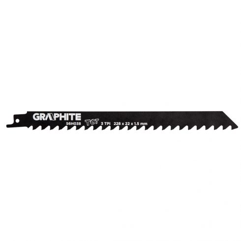 List sabljaste pile, HM, 228 x 22 x 1,5 mm, 3TPI