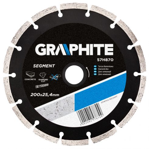 Dijamantni disk 200 x 25,4 mm, segmentiran